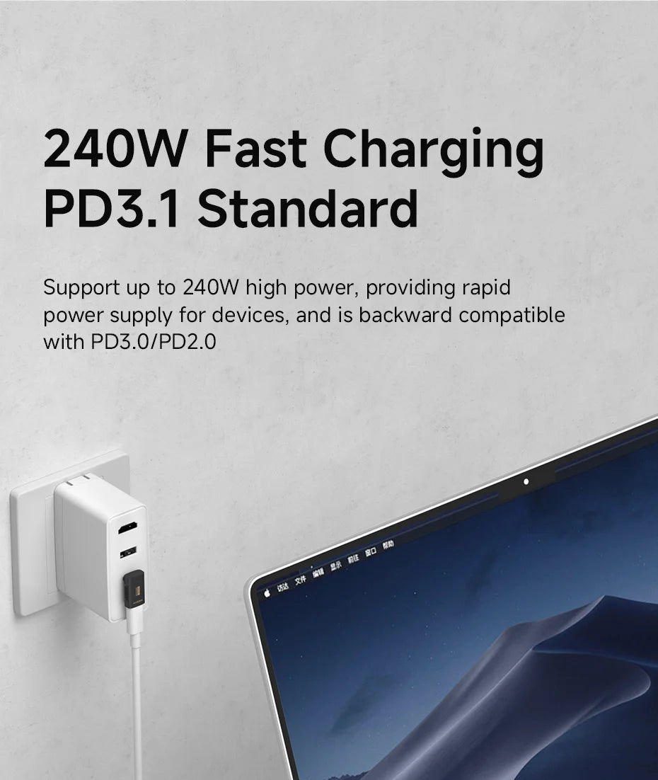 Hagibis USB C Female to USB C Female Adapter 80Gbps 240W USB4 Dual Female Extension Cable Converter for Thunderbolt 5/4 Laptop