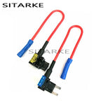 M/S/Mini ATM Auto Fuse Adapter Tap Dual Circuit Adapter Holder For Car Auto Truck With Blade Auto Fuse
