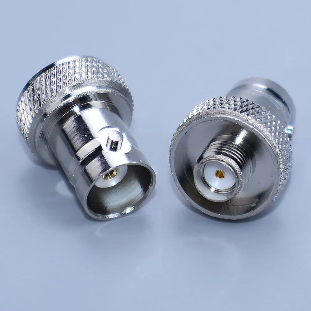 YanXi Round Disc BNC Female Jack To SMA Male Female Adapter Coaxial Radio Frequency Walkie-talkie Radio Antenna RF Connector