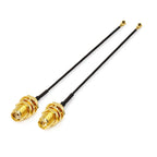 2PCS U.F.L1 To SMA Female Low Loss Coaxial Cable 15CM U.F.L1 1.13mm Pigtail Cable for  PCIE Network Cards PCI Wi-Fi WAN Repeater
