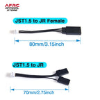 AFRC S1001 JST(ZH)1.5mm to JR Plug Cable Connector Various RC Adapter Cables JST1.0 1.5 JR Futaba for RC DIY Assembly Upgrading