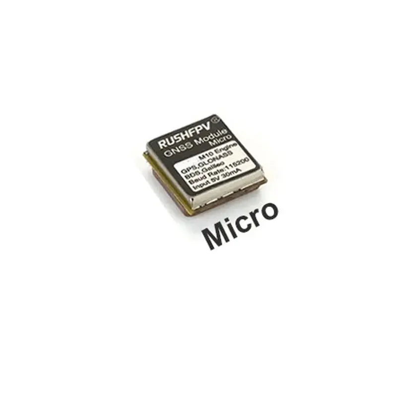 RUSHFPV GNSS Pro Mini Micro M10 GPS Module 10HZ Rate Built-in Ceramic Antenna for RC FPV Freestyle Drone DIY Parts