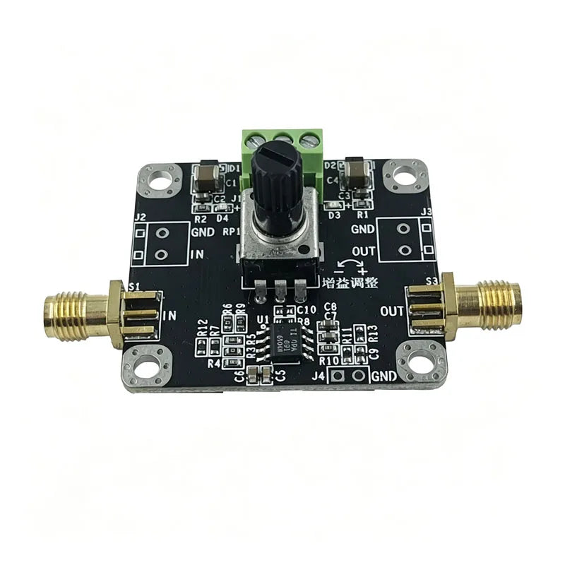 OPA691 Non-Inverting High-Speed Current-Feedback Amplifier Module, Gain Adjustable 5-100x High Performancerd