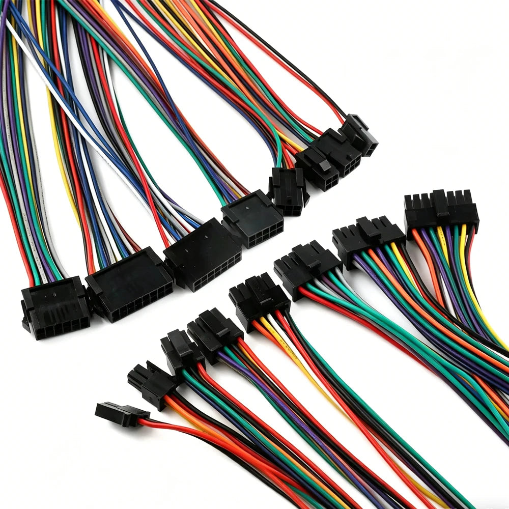 5PCS Micro-fit Molex MX3.0 Dual Row Small 5557 5559 Male Female Air Dock Electronic Terminal Wire Cable Harness20AWG 20/30/50CM
