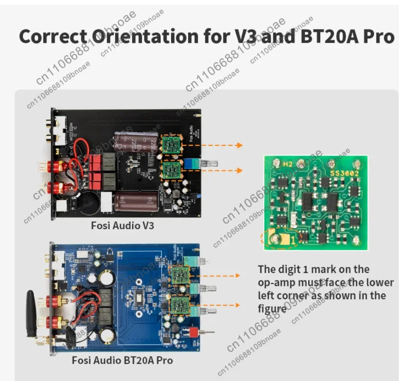 1-2PCS Sparkos Labs SS3602 OP Chip MUSES02 Replacement  Operational Amplifier Chip for Fosi Audio BT20A PRO/V3