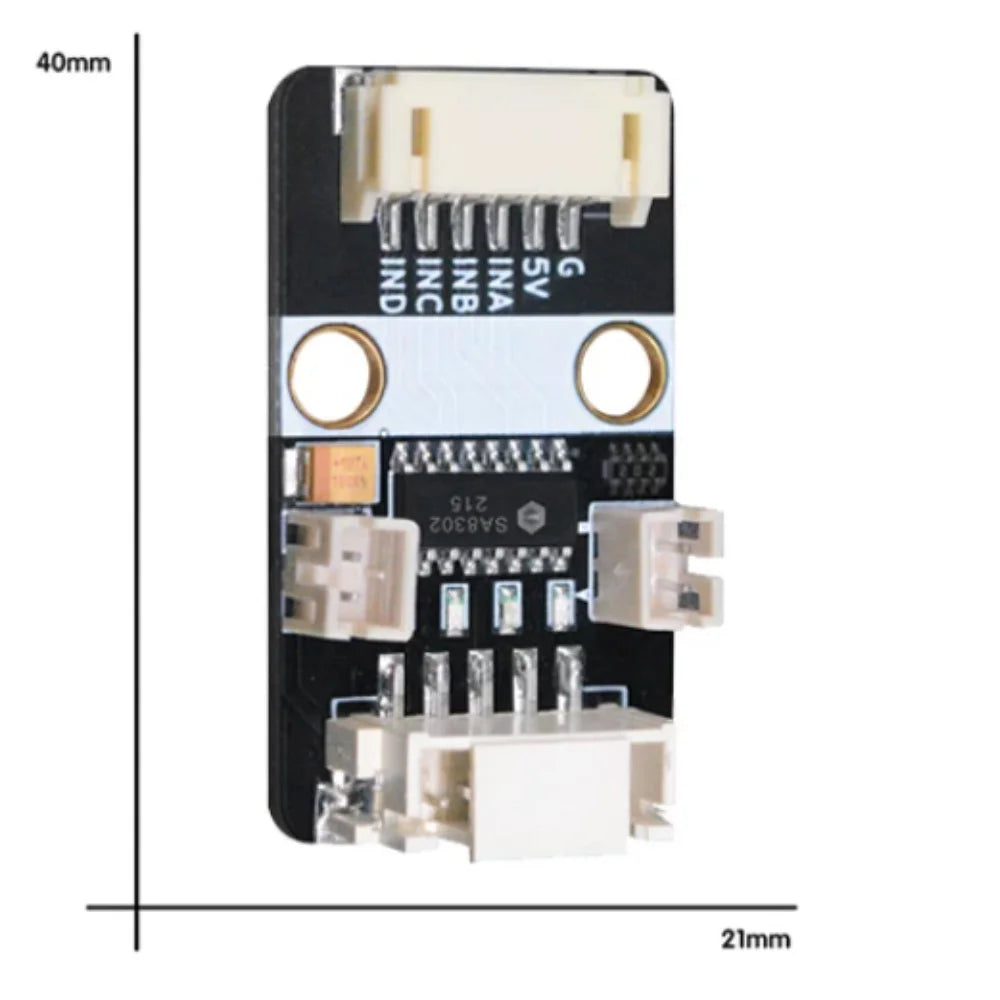 SA8302 Stepper Motor Driver Module Replace ULN2003 H-Bridge Controller for Arduino ESP32 Raspberry Pi Support 1x28BYJ-48 Stepper