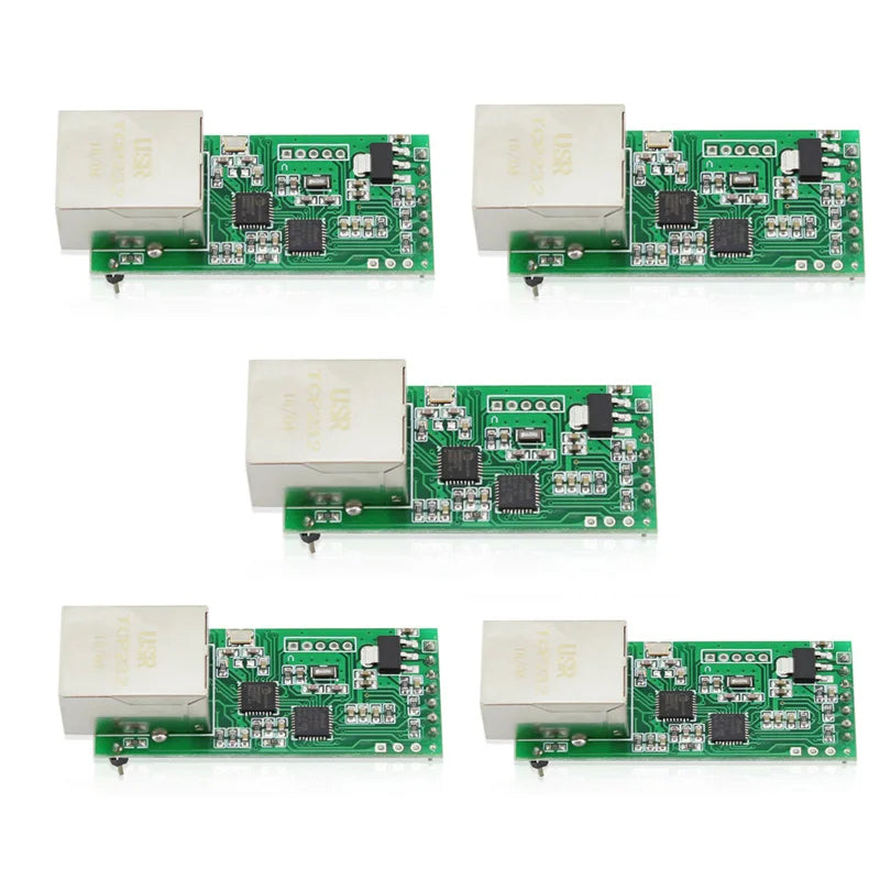Serial to Ethernet Converter Module USR-TCP232-T2 Bidirectional Transmission of Serial TTL and RJ45 Port