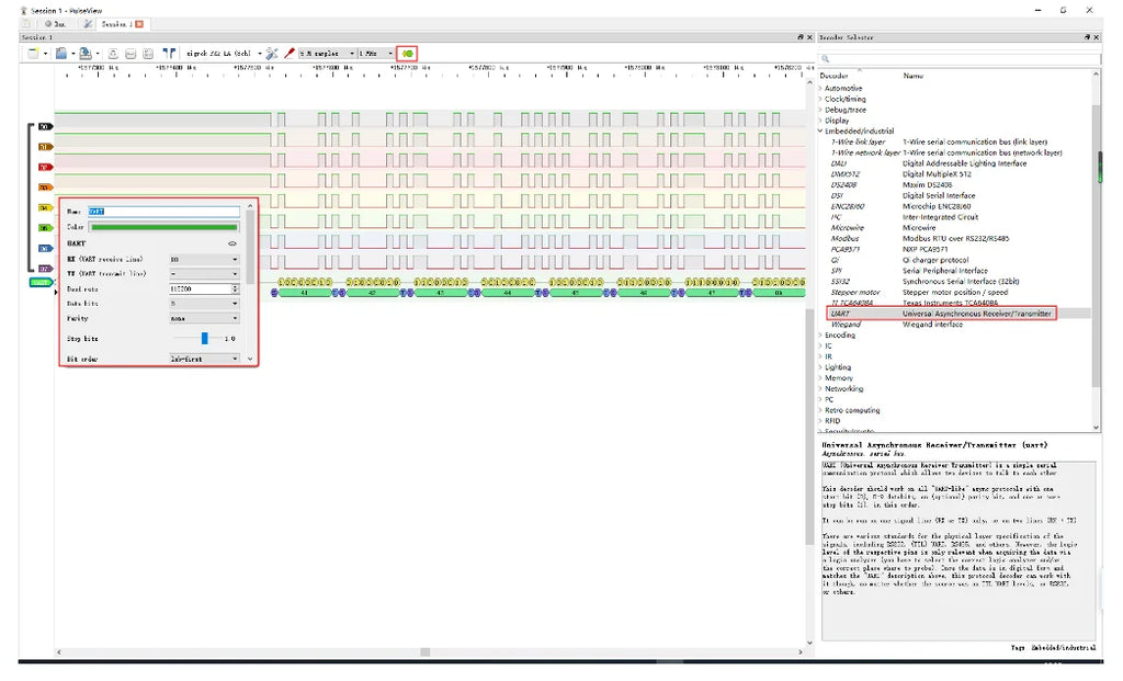 DLA Logic Analyzer ARM FPGA Debugging Tool Protocol Analysis 24MHz Sampling Rate 8 Channels Open Source Sigrok PulseView