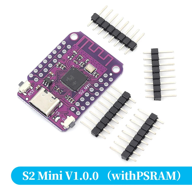 LOLIN ESP32 S2 Mini V1.0.0 ESP32-S2FN4R2 4MB Flash 2MB PSRAM WiFi IoT Board Support MicroPython Arduino