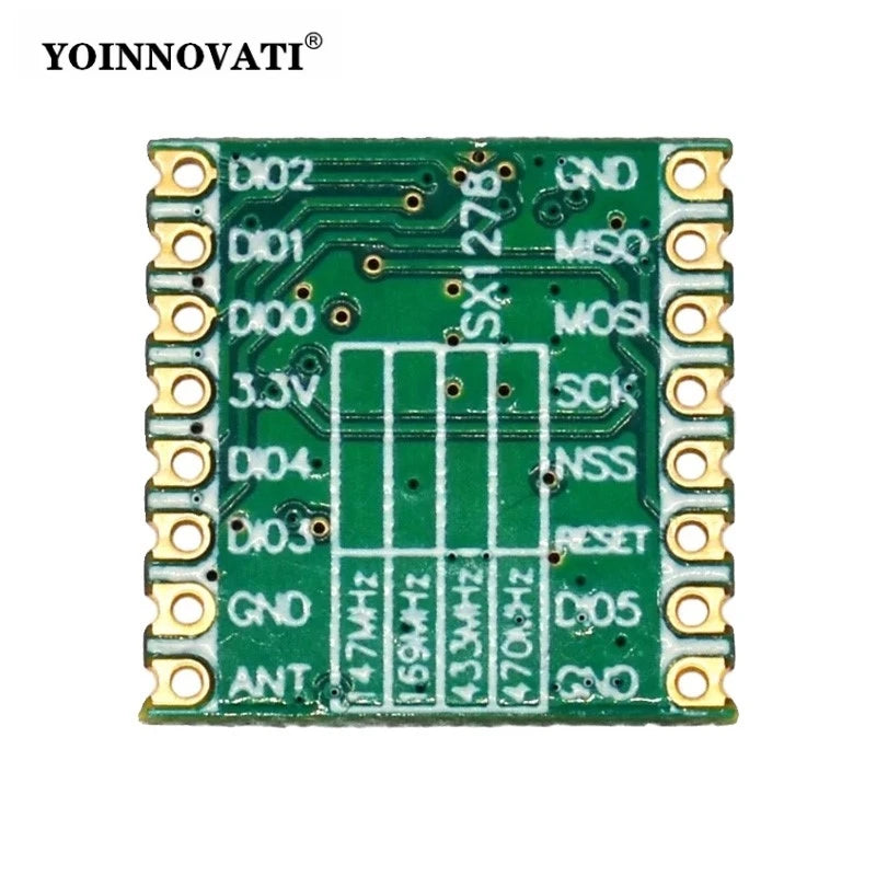 SX1278 RFM95 LoRa Wireless Module 433/470/868/915MHz Long Range Low Power SPI Interface for IoT Communication