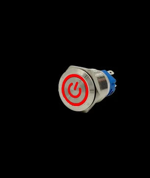 Metal Push Button Switch Momentary/Latching Led Backlit 5/12/24/220V With Fixation Power Start Stop Turns On/Off Diy Electronic