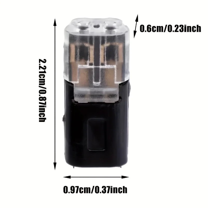 Waterproof Automotive Electrical Connector Sealed Dustproof Strip Terminal Car Wire Cable Fixed Connection Auto Wiring Accessory