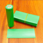 100pcs/lot 18650 lithium battery packaging skin PVC heat shrinkable sleeve battery packaging tube insulation shrink film