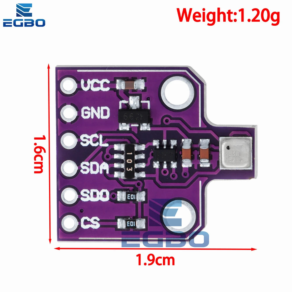 1~4PCS EGBO BME690 BME680 Digital Temperature Humidity Pressure Sensor CJMCU-680 High Altitude Sensor Module Development Board