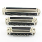 SCSI Connector DB Female Male 50 68 100 Pin Straight Right Angle 90 180 Degree Hole Welding Solder Adapter 50P 68P 100P