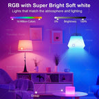 Tuya Smart LED Light Bulb E27 RGB CW 15W 20W WiFi Bluetooth Led Lamp Home Decor Lighting 220V 110V For Alexa Amazon Google Voice