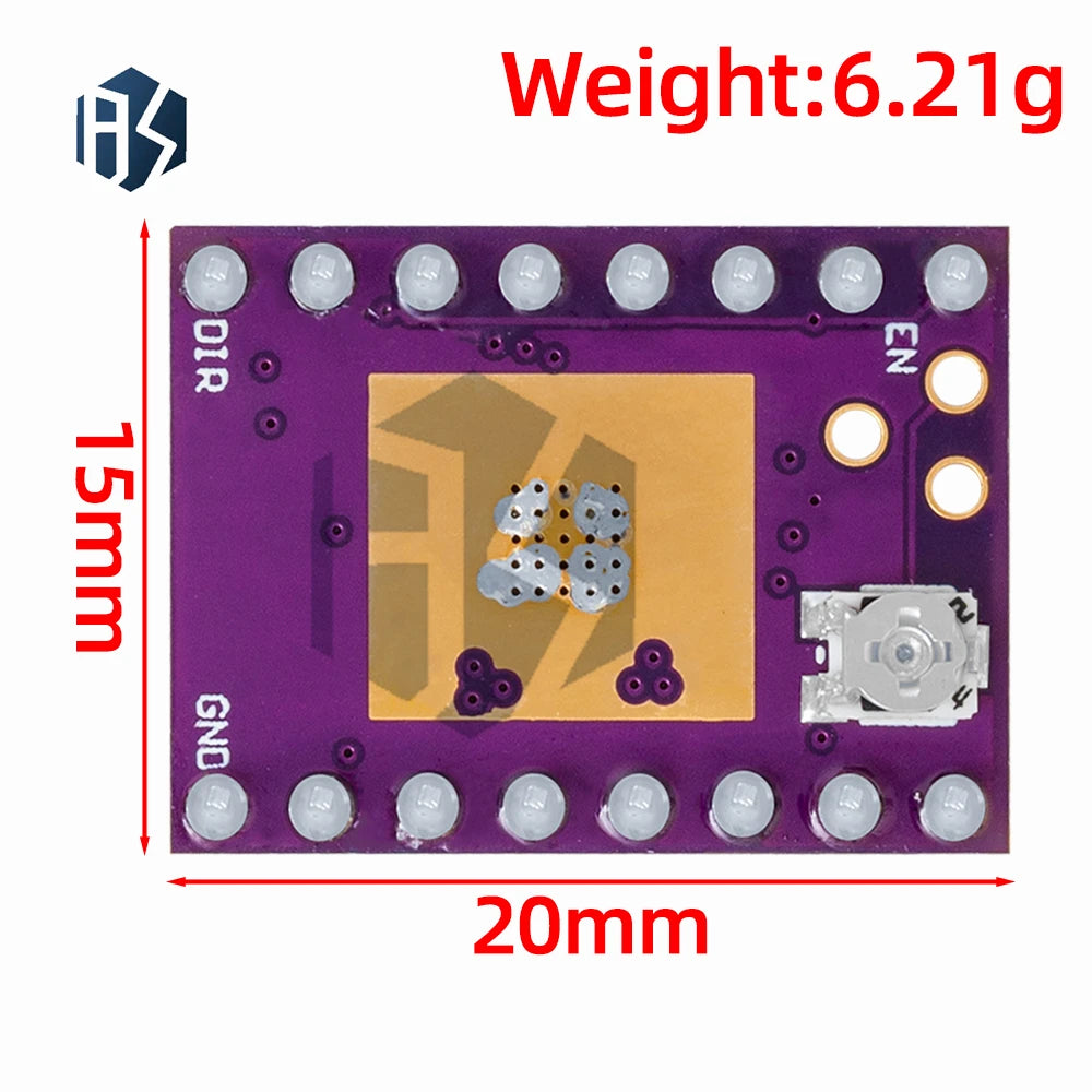 5.5v-28v TMC2130 TMC2209 compatible stepper motor silent driver module 256 subdivision replaces TMC2208 A4988