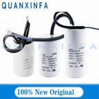 CBB60 450V AC Starting Capacitor 5% 3/4/5/6/8/10/12/14/15/16/18/20/25/30/40/45/50/60UF for Washing Machine Motor Run Capacitors