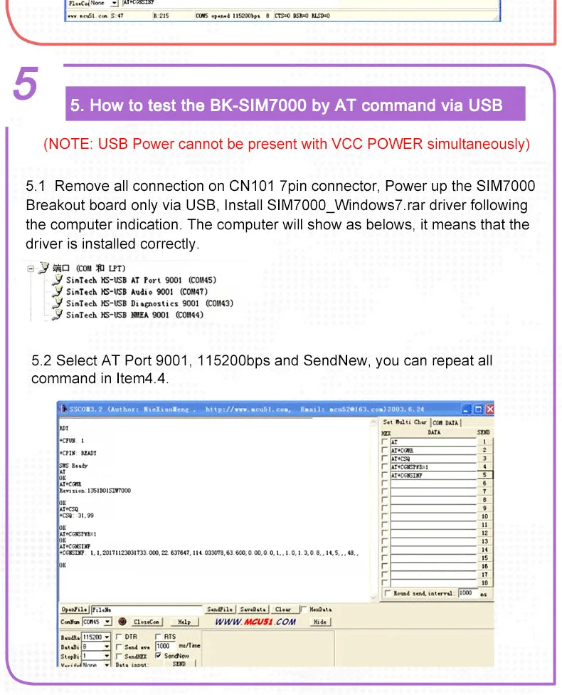 AND GLOBAL Design Original SIMCOM NB IoT Module SIM7000G Breakout with GPS
