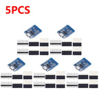 1-10pcs ESP8266 D1 Mini WIFI Development Board ESP-12F Wemos D1 Mini Nodemcu Lua Iot Board 3.3V Met Pins TYPE-C/Micro USB XZG