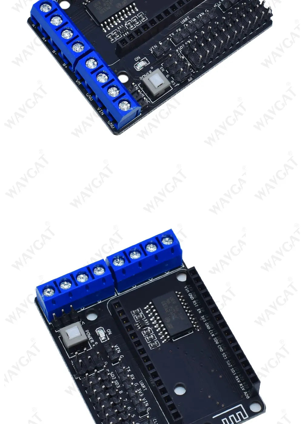 AEAK Node MCU Development Kit NodeMCU + Motor Shield Esp Wifi Esp8266 Esp-12e diy rc toy remote control Lua IoT smart car Esp12e