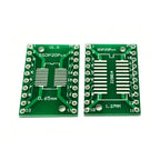 10pcs SOP to DIP patch adapter board SOP8 SOT23 10 SOP16 SOP20 24 SOP28 TSSOP TQFP QFN IC test board PCB double-sided printing
