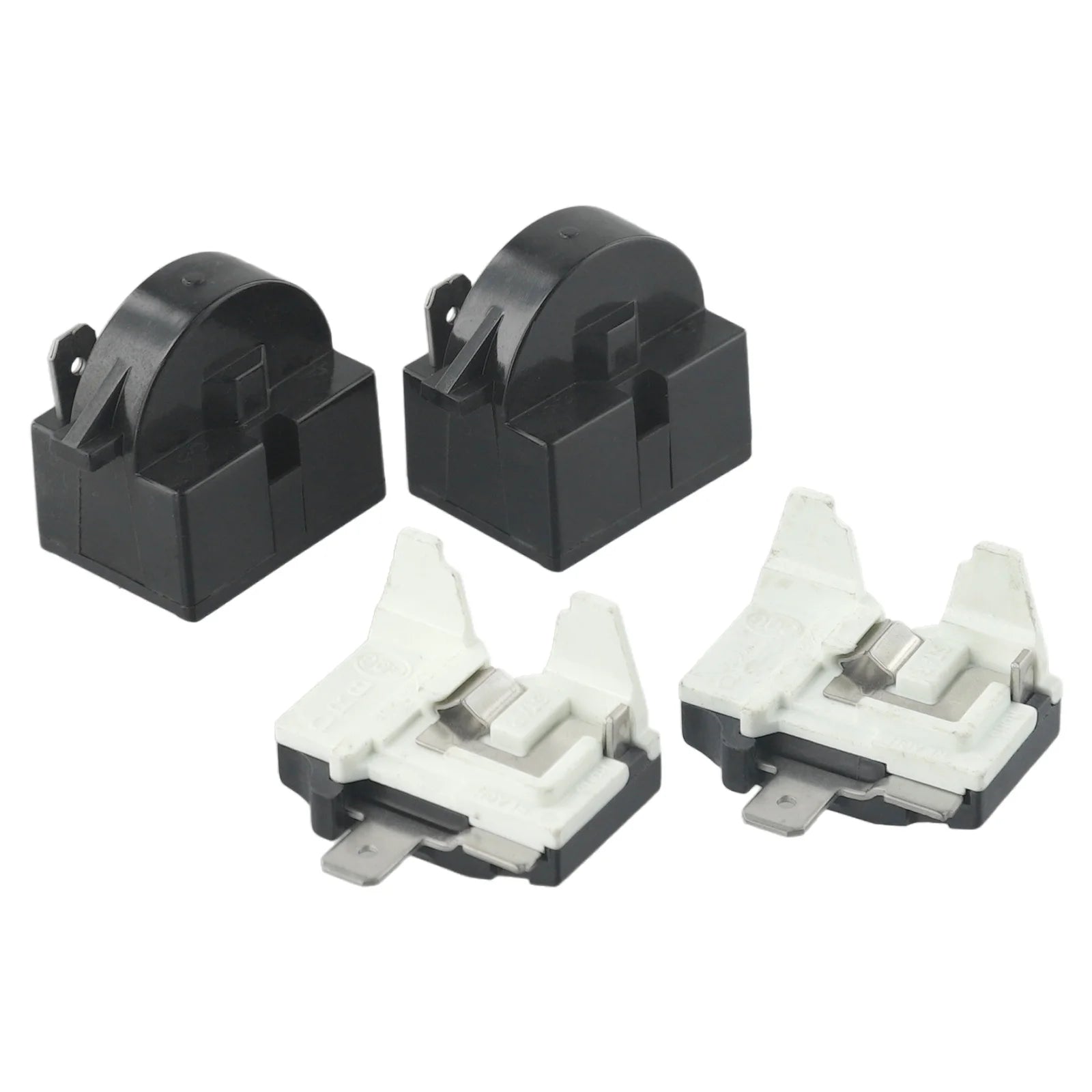 2pcs Refrigerator PTC Start Relay 1/2 Pin 15 Ohm 1/6H Compressor Overload Protector Starting Relay Light Weight Power Supplies