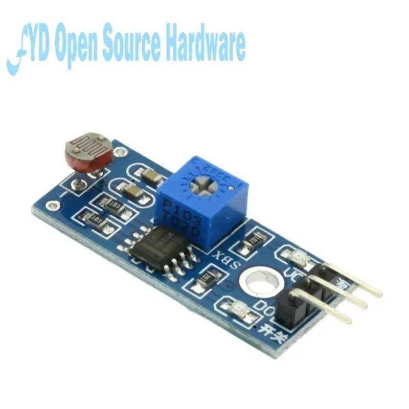1-50PCS Digital Light Sensor Module 5516 Photoresistor, Adjustable Sensitivity, 3.3V-5V, LM393 Comparator for Smart Car