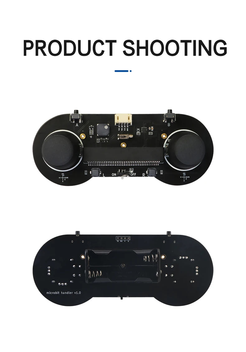 Basic Gamepad Microbit Joystick Handle With Button Rocker Can Control Micro:Bit Robot Car with Motor Buzzer for STEM