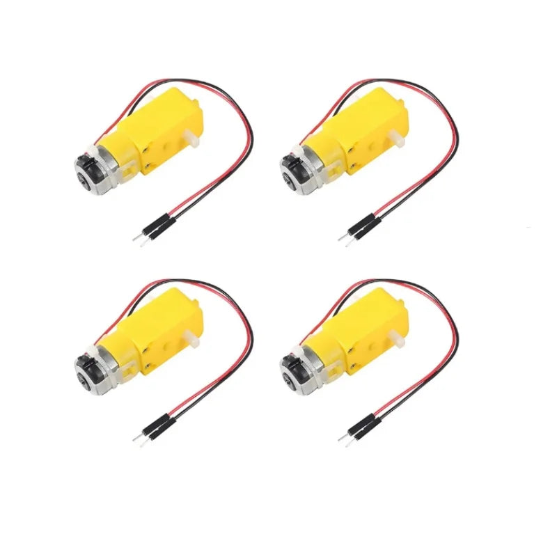 DIY L298N Module, Motors, Wheels, Dupont Line, L298N + Motors + Wheels + 3 Kinds of DuPont Lines with 20 Pins Each in 20CM