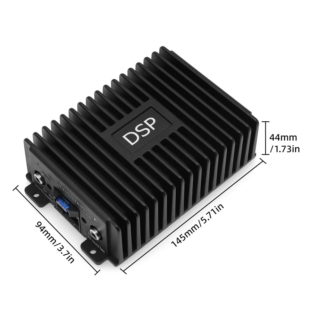 Car DSP Amplifier 4 Channels Audio Sound Processors Non Destructive Modification Sound Enhance Multimedia Radio Player Stereo