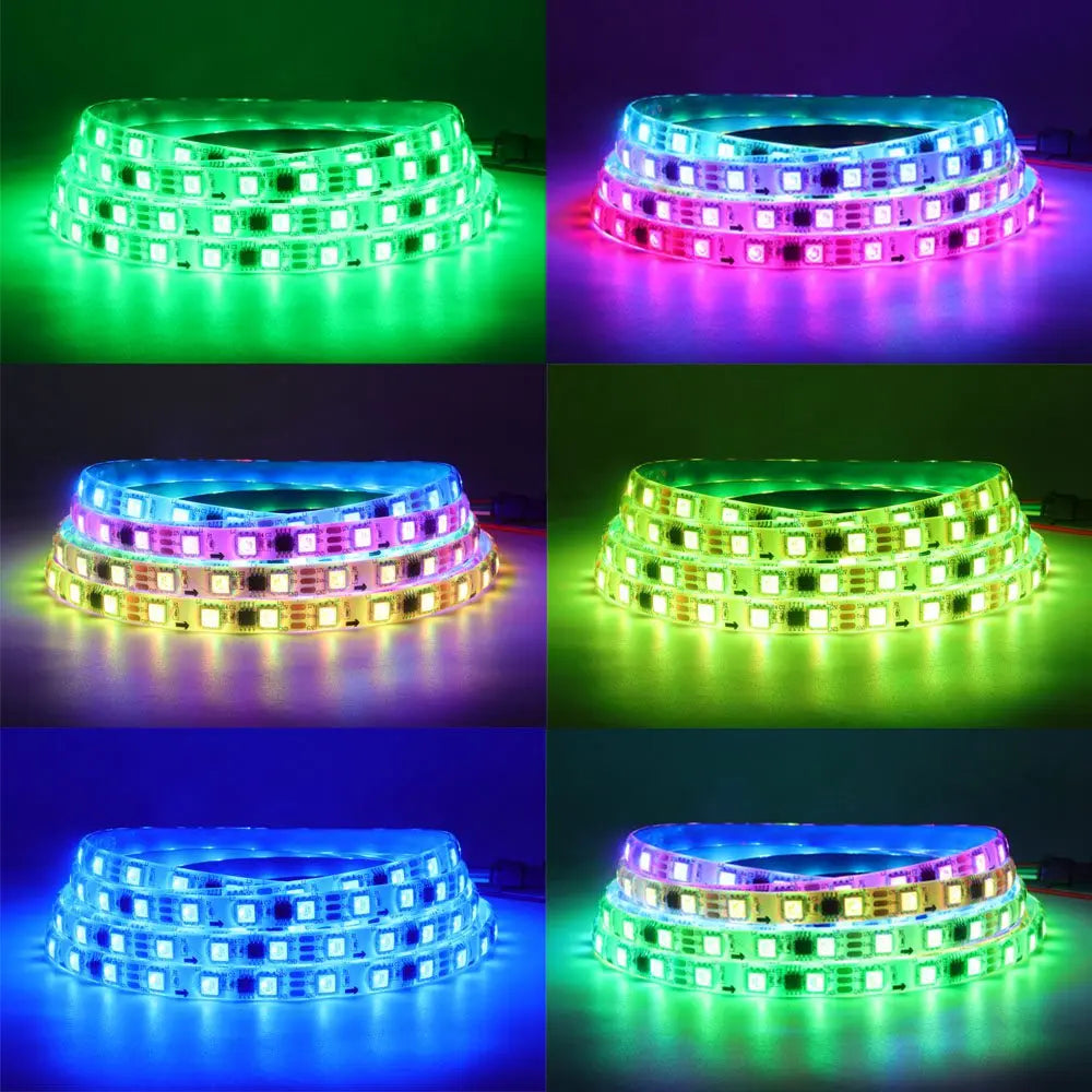 WS2812B WS2811 WS2815 WS2813 DC5V/12V RGB LED Strip WS2812 30/60/144pixels/Leds/M Individually Addressable Tape Light IP30/65/67