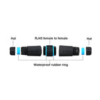 RJ45 Connector Female To Female Outdoor IP68 Waterproof Port Network LAN Splitter Transfer Head Adapter Coupler CAT5 CAT6