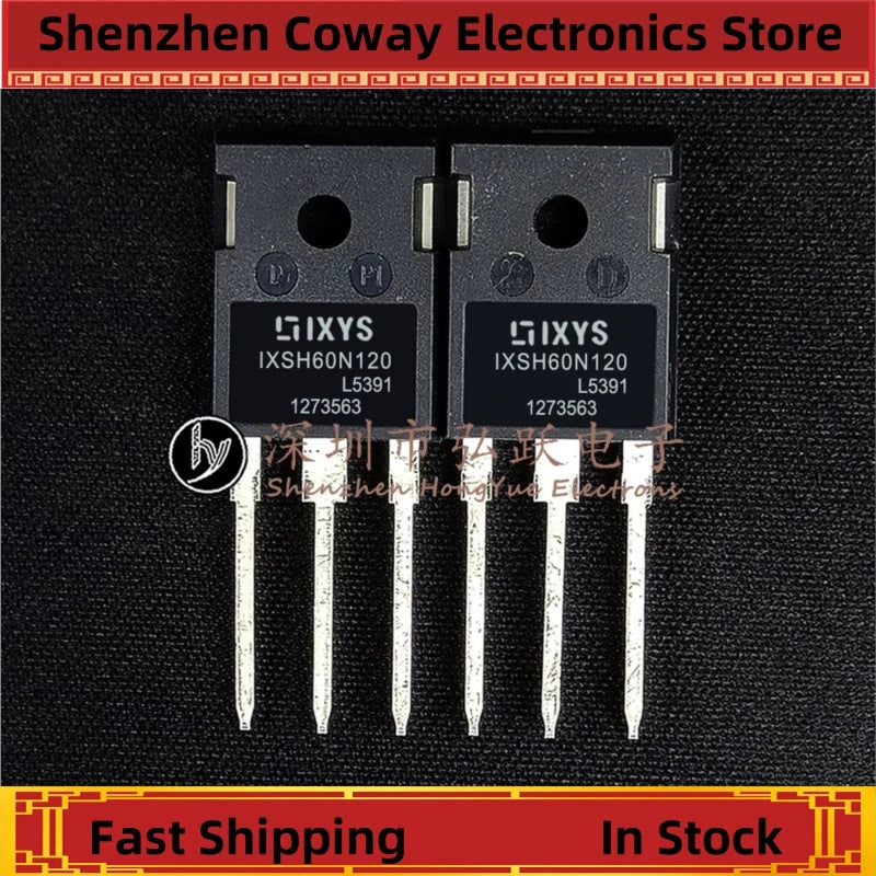 10PCS-30PCS  IXSH60N120  IGBT TO-247 1200V 60A   In Stock Fast Shipping