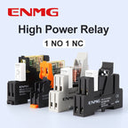 ENMG G2RL-1-E/G2RL-2 DIN Rail Relay 16A 24VDC SPDT LED Indicator Compact Electromagnetic Relay with Surge Protection TVS