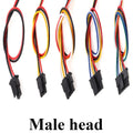 5/10/50pcs Micro-Fit 3.0mm Pitch Connector with 22AWG 20cm Cables Mx3.0 Singlel Row 2/3/4/5/6Pin Male Female Air Docking Housing