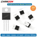 10Pcs Original 2N60 5N60 50N06 Hy1906P Irf630 Irf640 N-Channel Mosfet Transistor to-220 Triode Tube Assorted Integrated Circuit