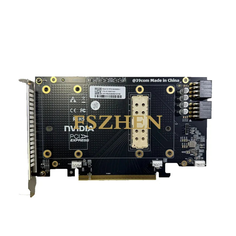 V100 SXM2 32g 16g to PCIe Adapter Card to PCIe Adapter Board, Pure Copper Cooling Turbofan and Adapter Card