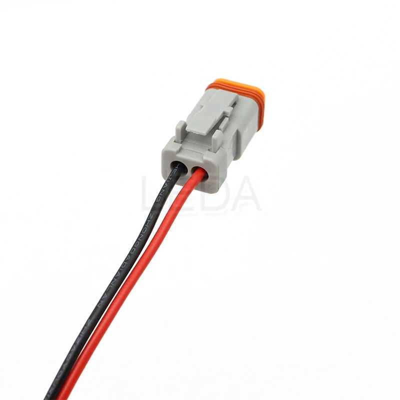1Pcs DT Waterproof Automotive Connector With 15cm Wiring DT06-2S/DT04-2P 3P 4P 6P 8P 12P Male Female Plug Socket For Automobile