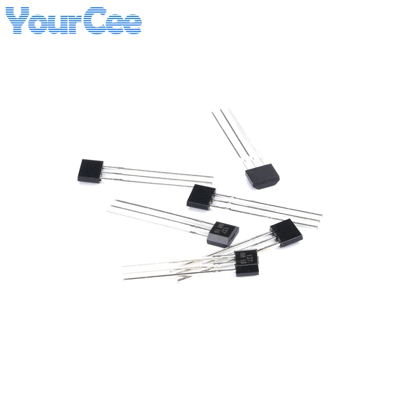 100pcs A3144 44E U18 49E 41F 3503 OH137 OH3144 Hall Effect Sensor Switch Hall Element Brushless Electric Motor High Sensitivity
