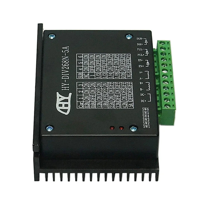 Upgraded Stepper Motor Driver 0.2-5A TB6600 Controller CNC Engraving Machine HY-DIV268N-5A Stepper Motor 12 ~ 48V
