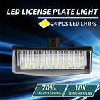 For Toyota Prius XW20 XW30 Prius Plus/V Venza Matrix RAV4 For Lexus CT200h Scion tC White Led License Plate Lights 81270-53011