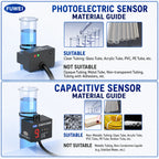 FKG24-13NP-S High Precision 13mm Liquid Level Control Digital Display Capacitive Pipe Liquid Level Sensor