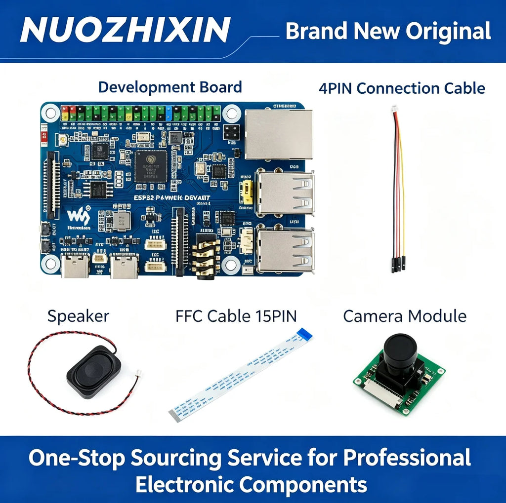 Waveshare ESP32-P4 Development Board WiFi 6 Bluetooth Communication Integrated ESP32-C6 Module Support AI Voice Interaction