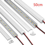 LED cabinet bar light  5730 36LEDs Kitchen light under furniture 12V DC 50cm profile aluminum led hard strip Linear lights