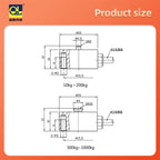 5kg 10kg 20kg 100kg 200kg 500kgminiature Compression Load Cell Diameter 8/10/13/20mm Mini Pressure Push Pull Force Button Sensor