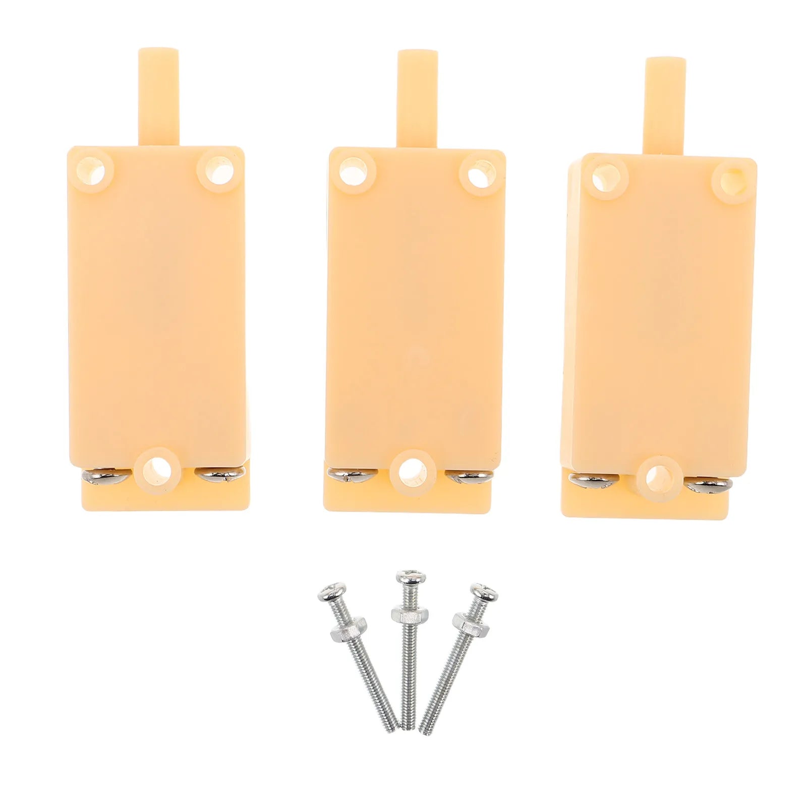 3Pcs Tamper Switch for Enclosure Sturdy Metal Plastic Housing Screw Mount Normally Closed Mechanical Limit Switch for Atm Fire