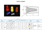 90PCS Twist Screw Cap Wire Connectors Kit Quick Splice Electrical Cable Terminals P1 P2 P3 P4 P6 for Wiring Projects