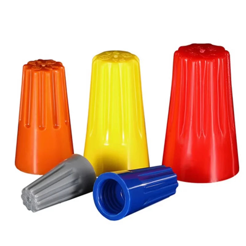10/20/50PCS Colorful Electrical Insulated Crimp Twist Terminal Quick Wire Connector Nut Spring End Cap Connection
