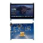 7 Inch Raspberry Pi 4/3/2/B/B+/A+ Monitor 1024x600 IPS 5-Points Capacitive Touchscreen Drive Free HDMI Display For Win 7/8/10